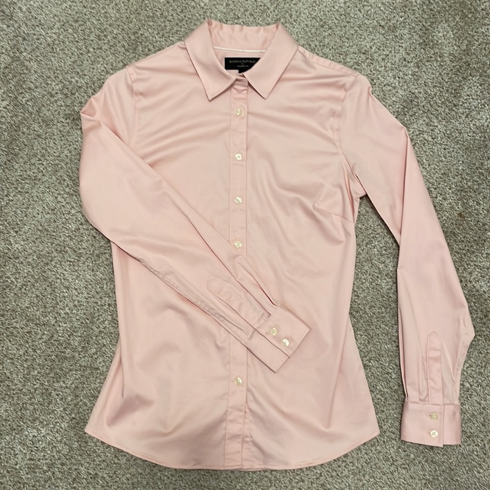 Banana Republic Tailored Non-Iron Shirt
